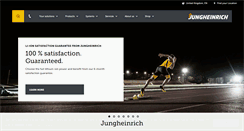 Desktop Screenshot of jungheinrich.co.uk