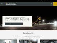 Tablet Screenshot of jungheinrich.co.uk